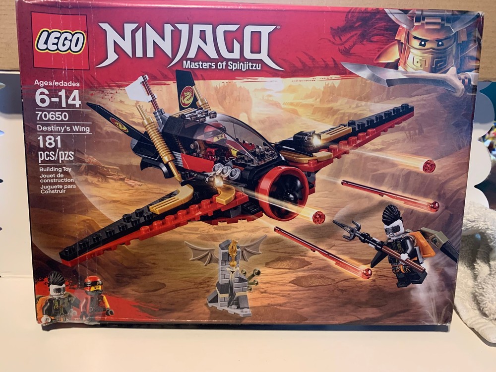 LEGO Ninjago Destiny's Wing 70650 Building Set with Box Damage
