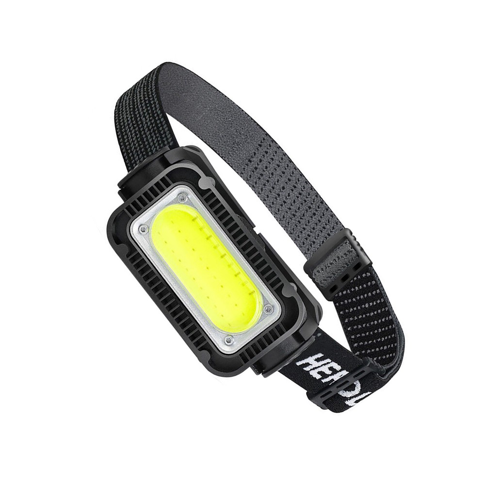 USB Rechargeable LED Headlamp Headlight Light Bar Flashlight W/ Charging  Cable