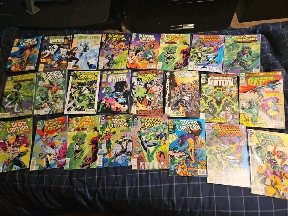 Lot Of 59 Kyle Rayner 90s Green Lantern + Extra