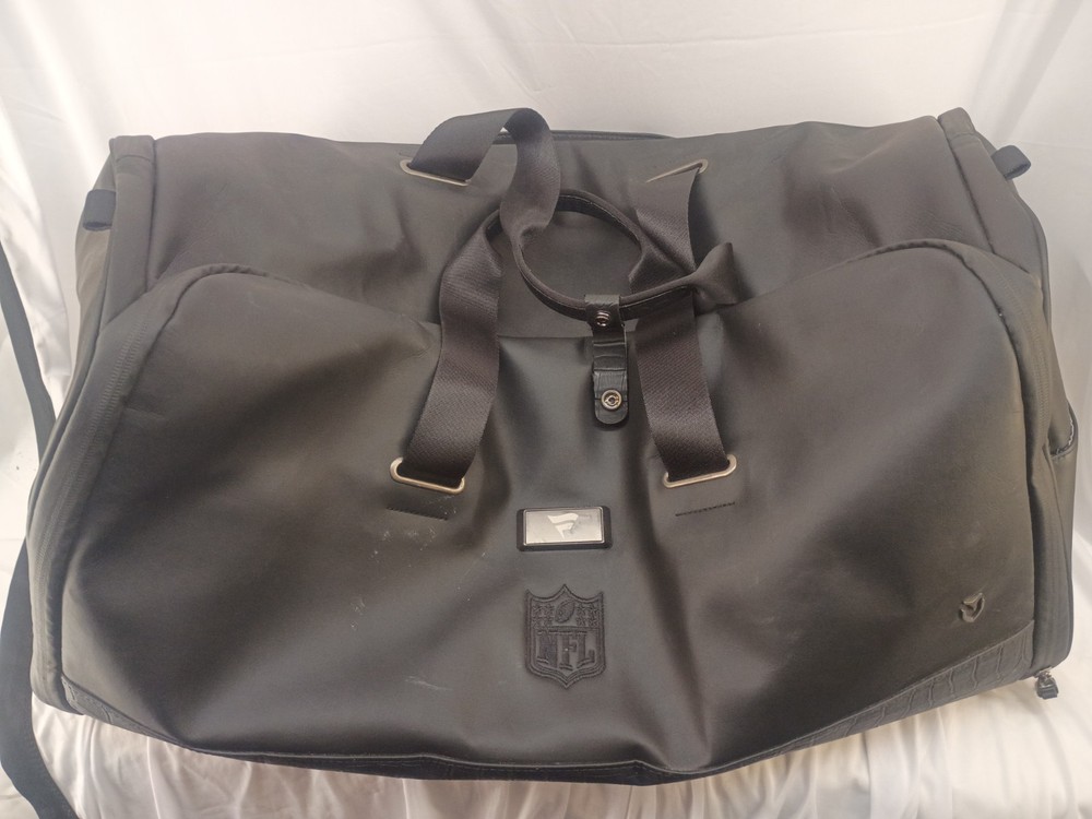 Vessel Travel Bag | NFL Limited Edition – Premium Black Leather Duffel, Rare!