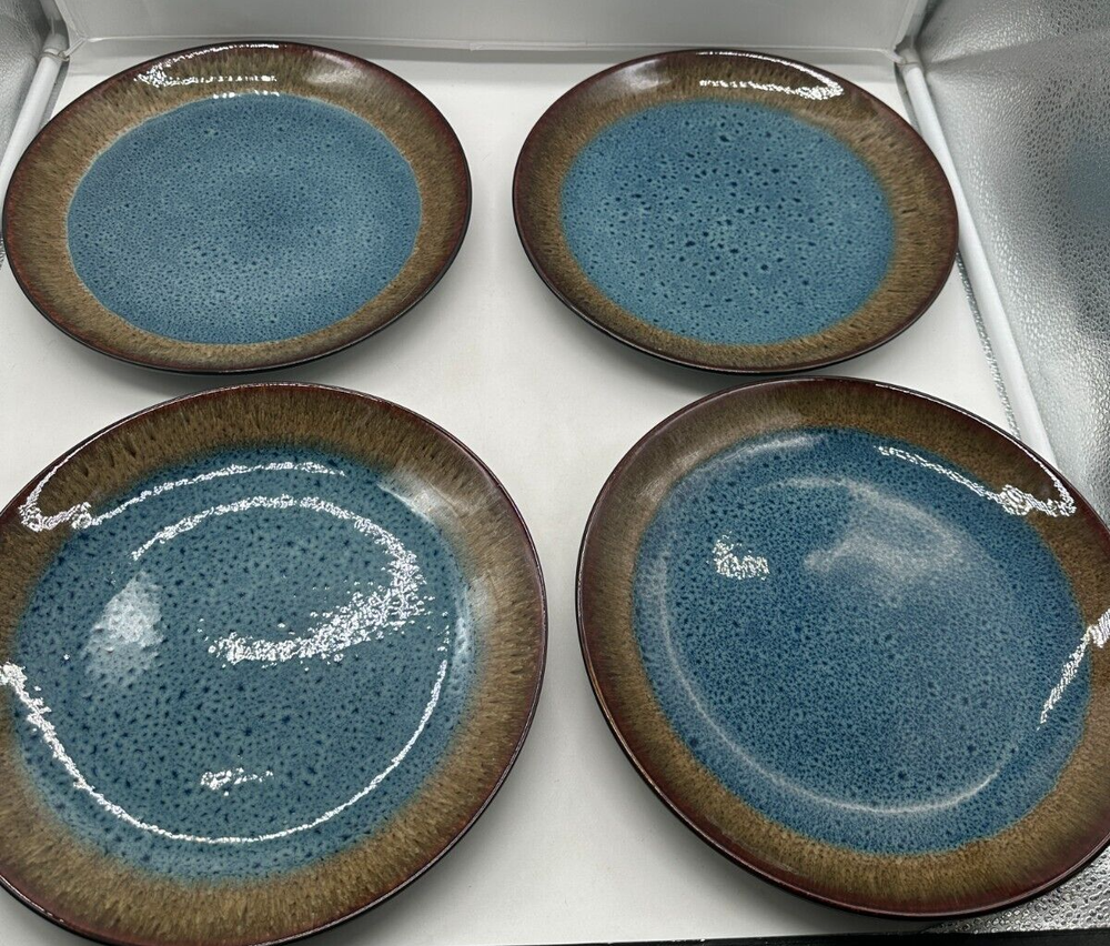 Pfaltzgraff Monroe Blue Dinner Plates Set of 4 11