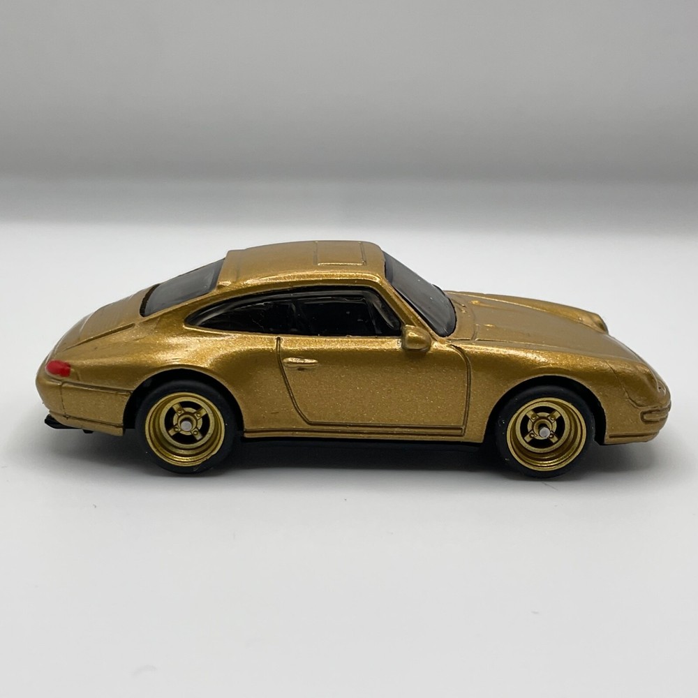 Hot Wheels '96 Porsche Carrera in Gold w/ Real Riders (CUSTOM)