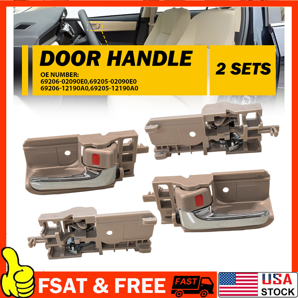 03-08 Toyota Corolla Matrix Interior Door Handles Front Rear Left Right