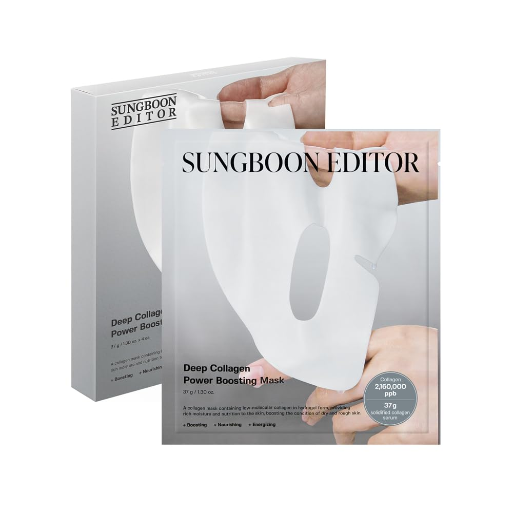 SUNGBOON EDITOR Deep Collagen Overnight Mask 37Gx4Ea | Real Collagen 2,160,000PP
