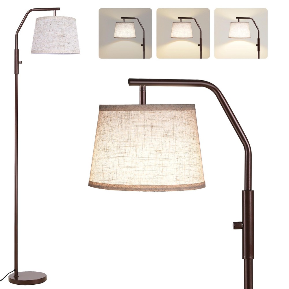 Adjustable 9W Floor Lamp for Living Room or Bedroom with Included Bulb