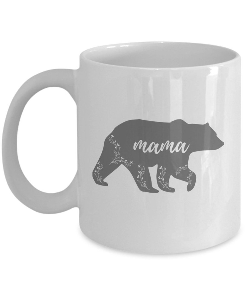 Gift For Mom Mama Bear Coffee Cup Mother's Day Birthday Thanksgiving Gift From S