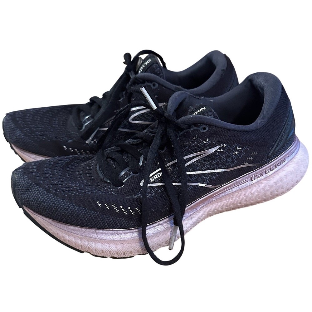 Brooks Glycerin 19 Women's Running Shoes Black Pink Wide D US 7