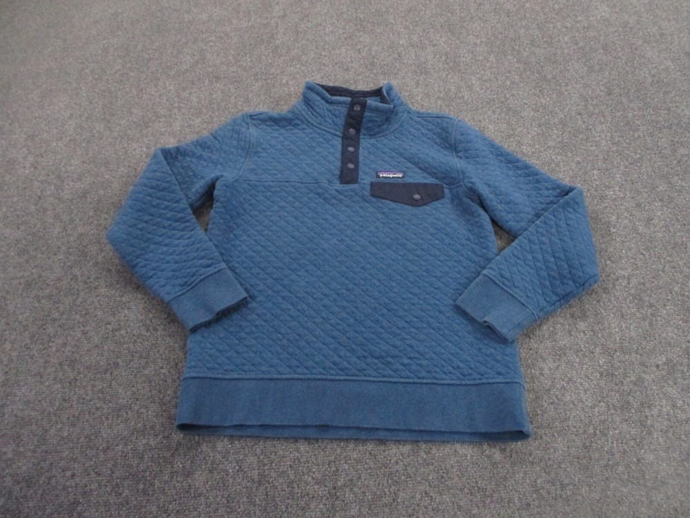 Patagonia Womens Snap-T Quilted Fleece Pullover Sweatshirt Jacket 25281
