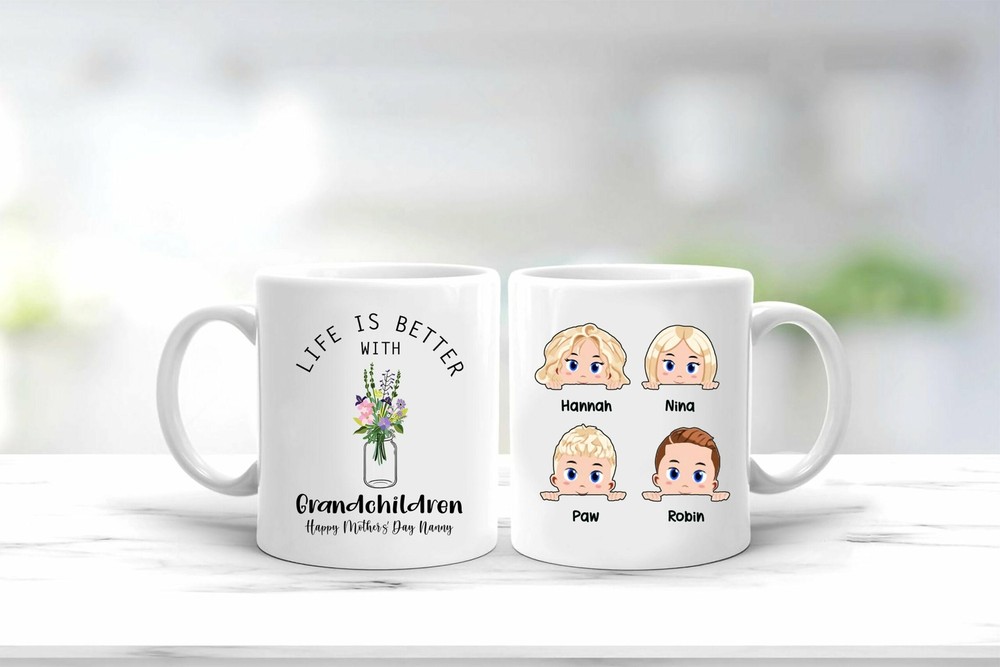 Custom Mother's Day Gift Mother's Day Mug Personalised Grandparent Mother's Day