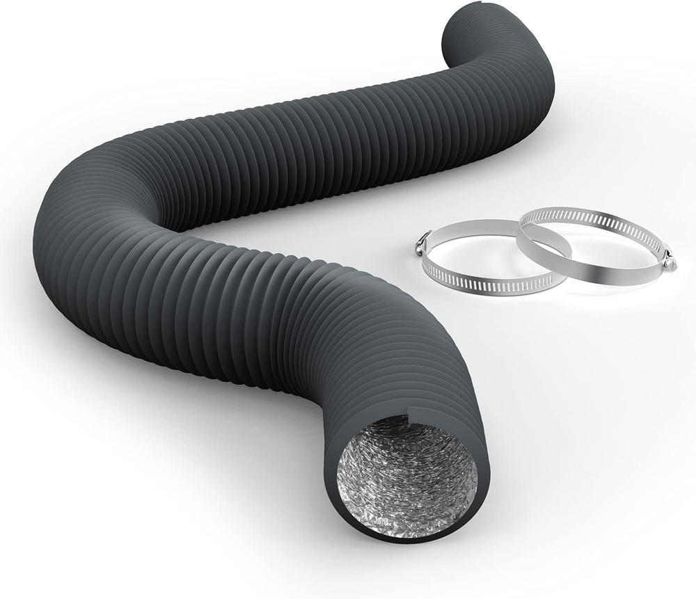 Flexible 3 Inch 8 Feet Aluminum Ducting 4 Layer Protection Dryer Vent Hose for H