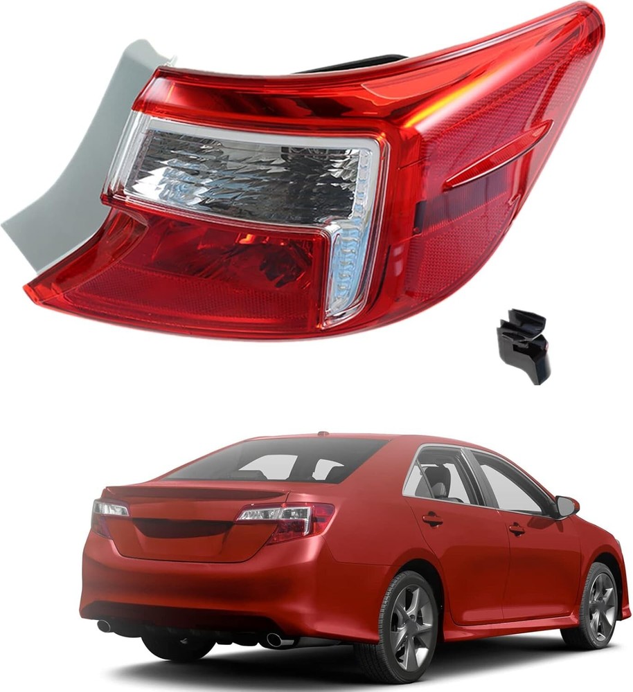 Durable Right Side Tail Light for 2012-2014 Camry - Fast Response LED Technology