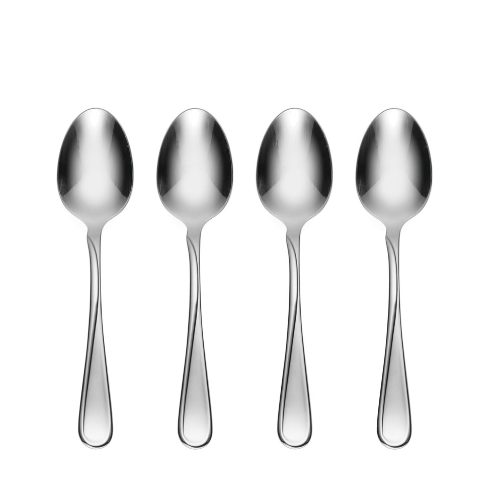 4-Piece Stainless Steel Flatware Flight Dinner Spoon Set