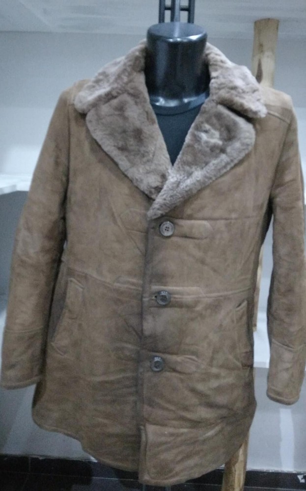 Sheepskin Used Pre-owned Woman Brown Size 48 MGS240PI