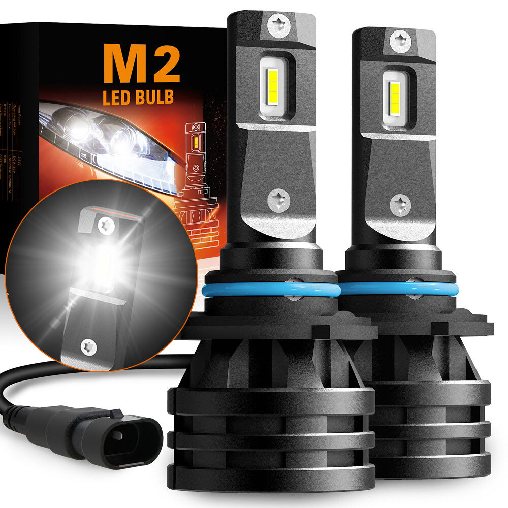 AUXITO HB4 Pair 9006 Fog LED Light Bulbs Lamps 6000K For Skoda Fabia 2006-2014 M