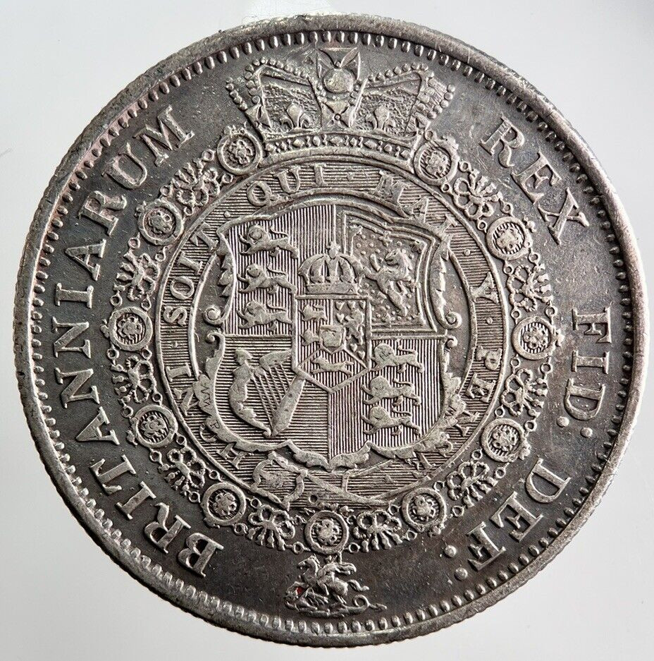 1816 George III Half-Crown Ex Mount Silver Coin | Very High Grade
