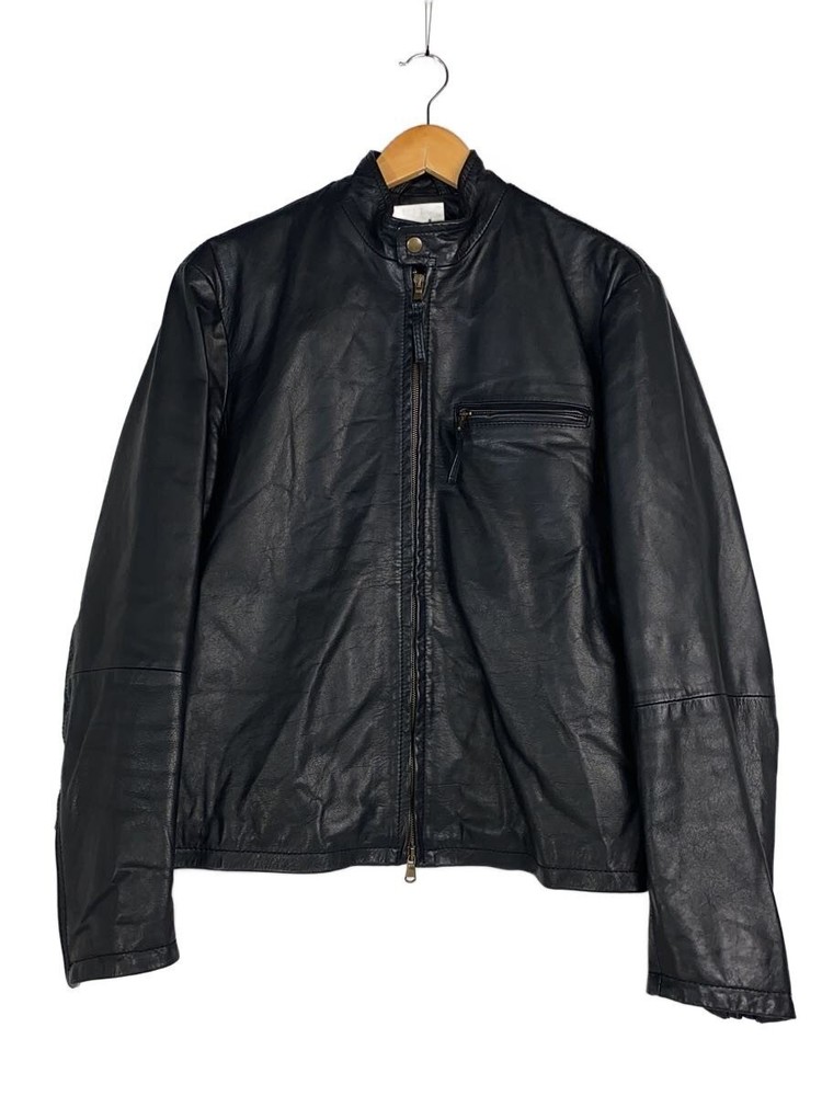 Lot78/Leather Jacket/46/Leather/Black 2256