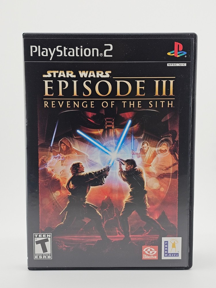 Sony Playstation 2 PS2 Star Wars Episode III Revenge Of The Sith CIB Tested