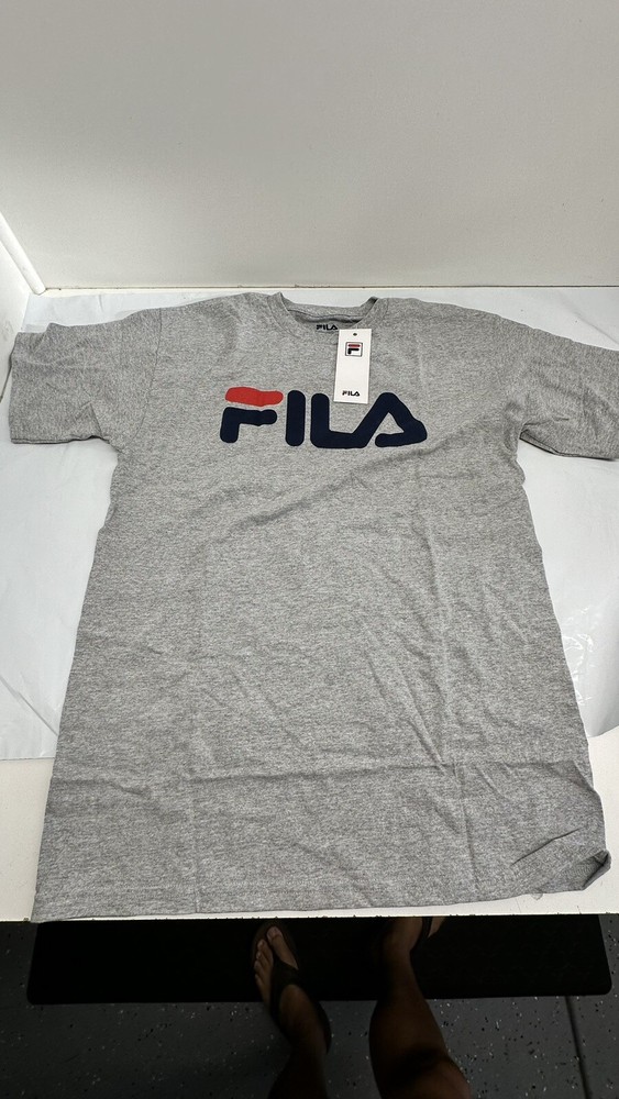 Fila Men’s Printed Tee Size M Gray  NWT