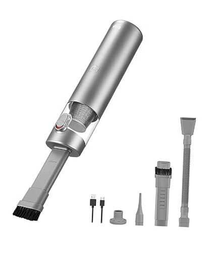 Crevice Vacuum, Handheld Vacuum & Air Duster & Hand Pump 3 in 1, Cordless M1