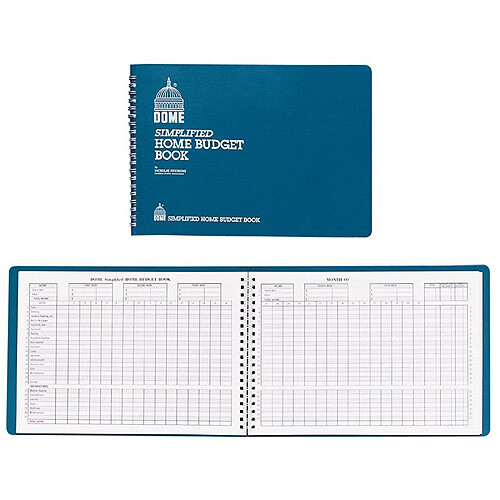 Dome Publishing Simplified Home Budget Book, Wire Bound - 7.50