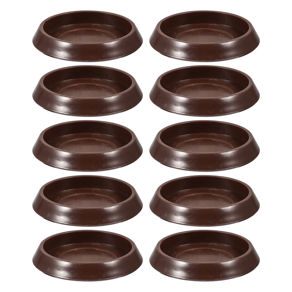 10 Pcs Caster Cup Sofas Cups Wheel Nonslip Furniture Pads Area Rugs