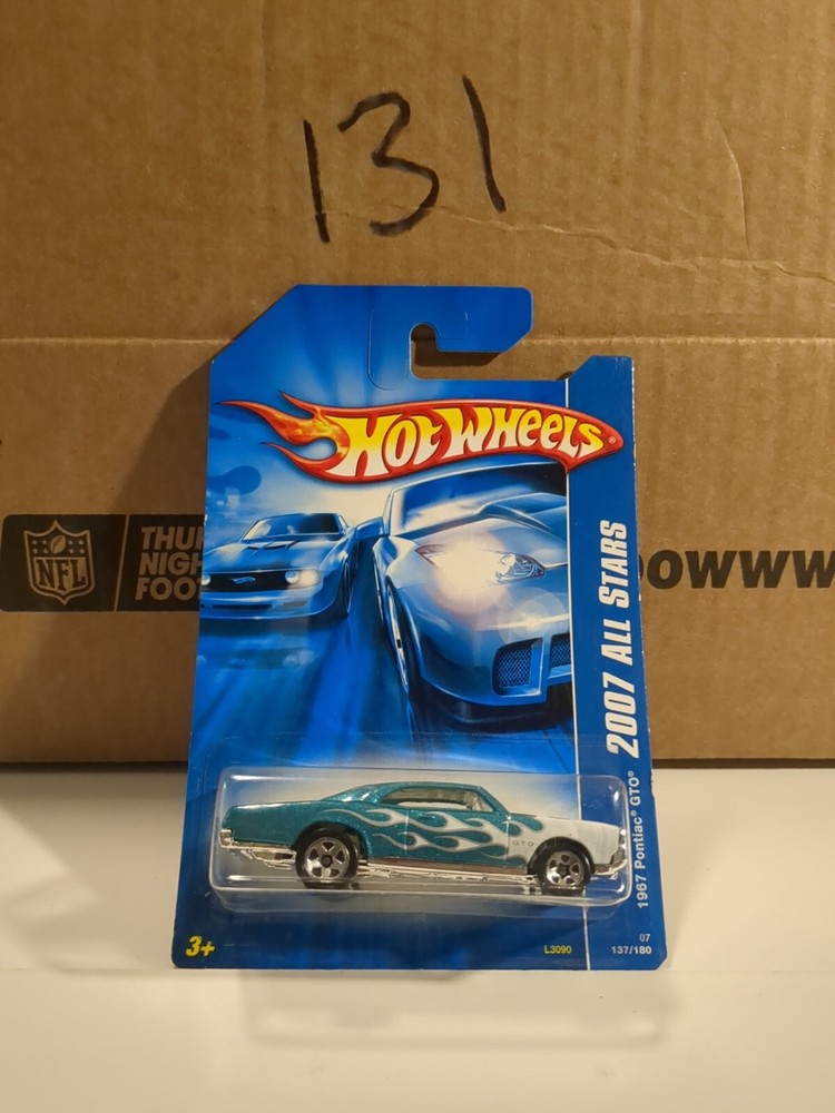 Hot Wheels 2007 All Stars 1967 Pontiac GTO Teal 5SP Diecast Car