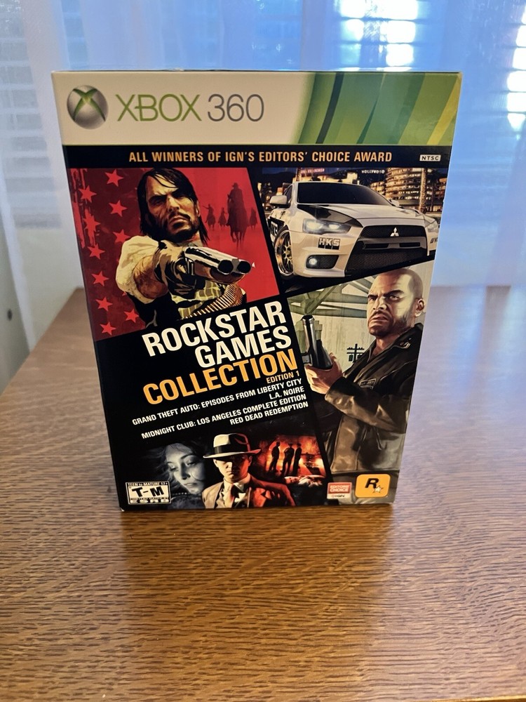 Rockstar Games Collection -- Edition 1 (Microsoft Xbox 360, 2012)