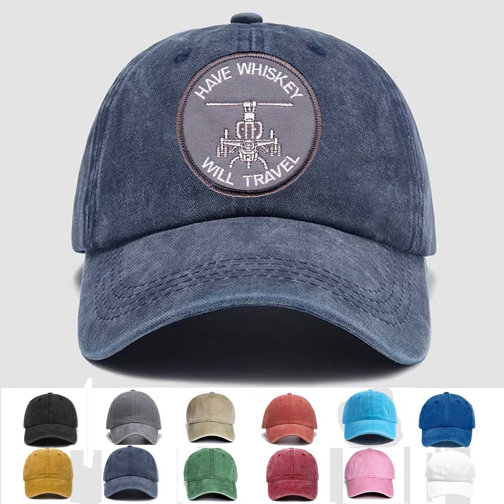 Custom Embroidered HMLA-169 Whiskey Will Travel ACU Veteran Cap Gift