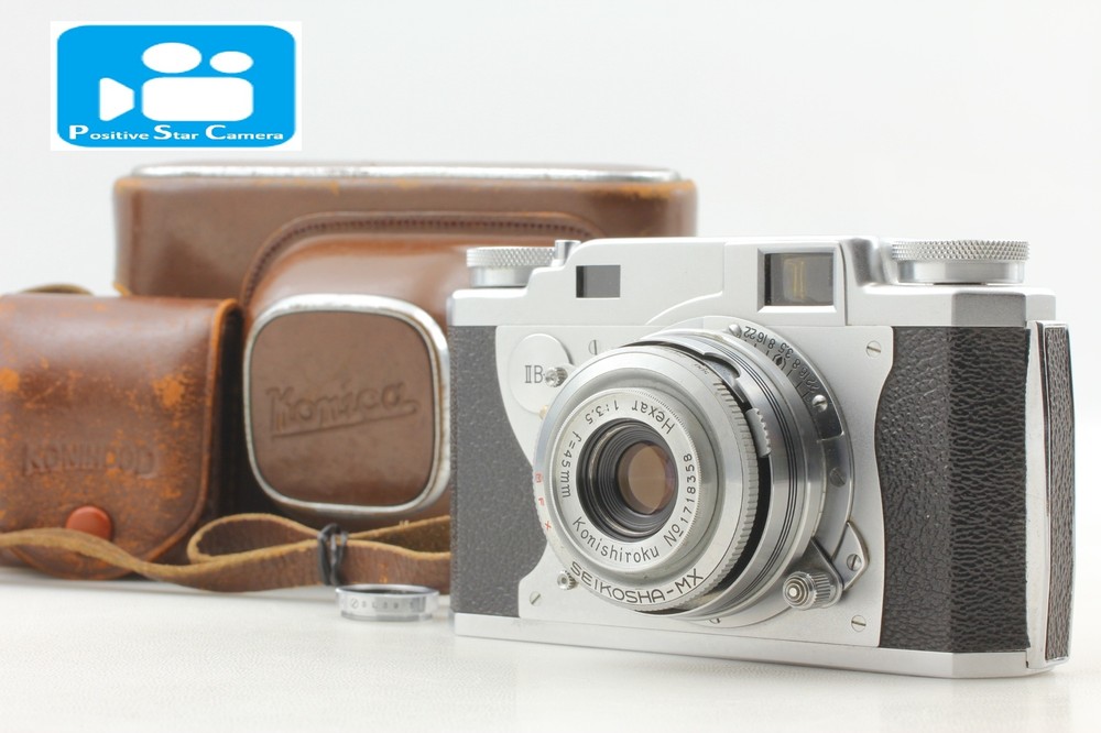 🎦👀🌟N MINT🌟 Konica IIB-m Rangefinder Film Camera Hexar 45mm F/3.5 From JAPAN