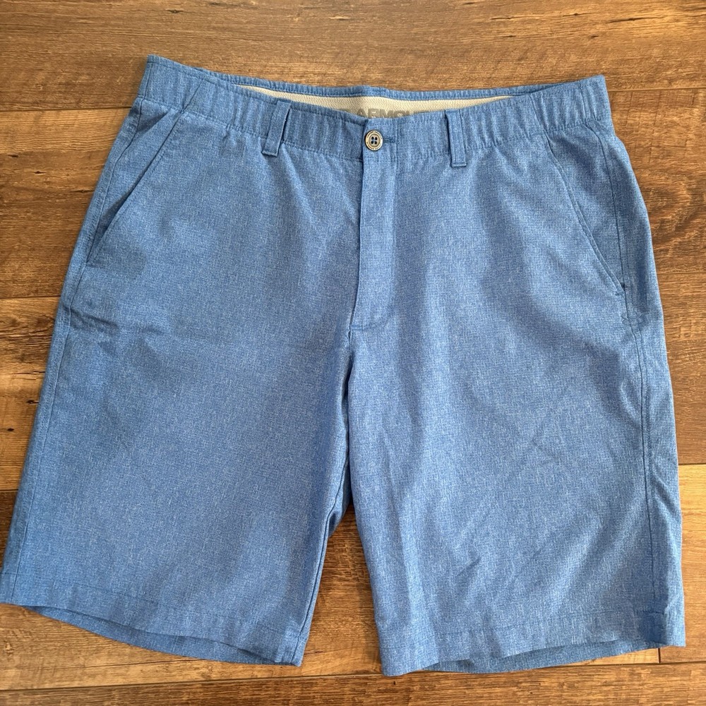Under Armour Heat Gear Men’s Golf Shorts Blue Lightweight Breathable Size 36