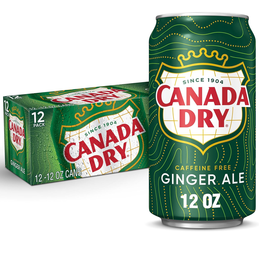 Canada Dry Ginger Ale Soda, 12 Fl Oz Cans (Pack of 12)