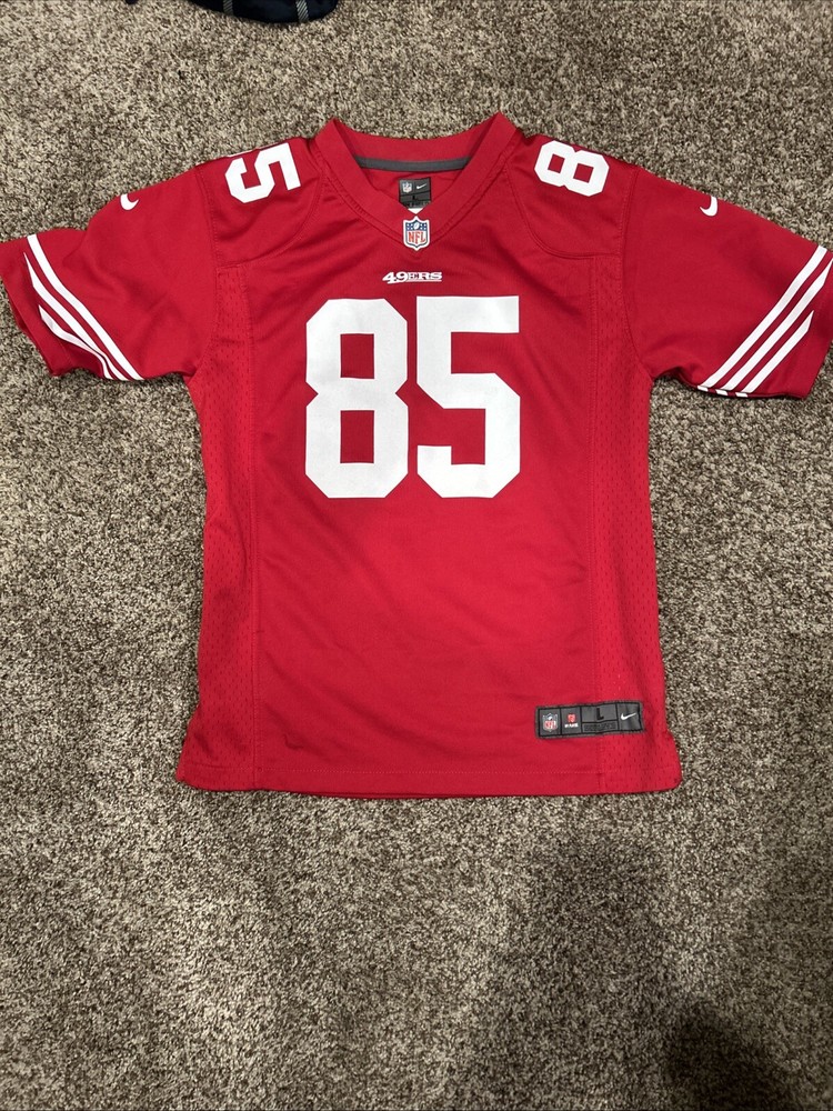 Vernon Davis Red Youth Large San Francisco 49ers NFL Jersey