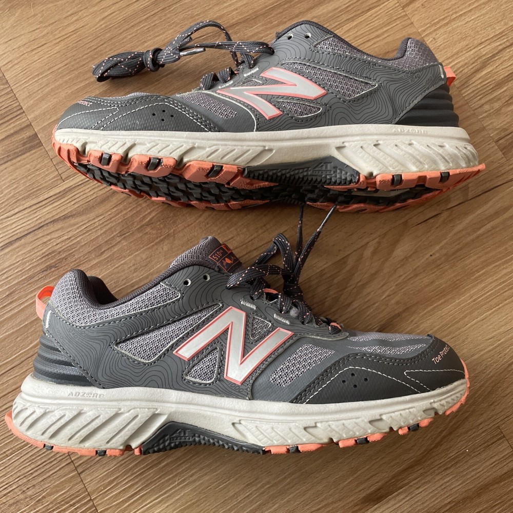New Balance Womens 510v4 Trail Running 7.5D W Mesh fabric Leather Shoes WT510LS4