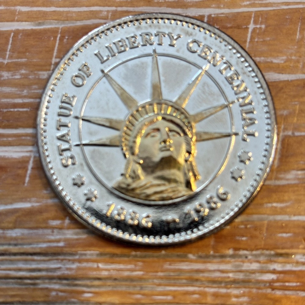 (5) -1986 Statue Of Liberty 39mm Centennial Token/Medal/Coins 100th Anniversary