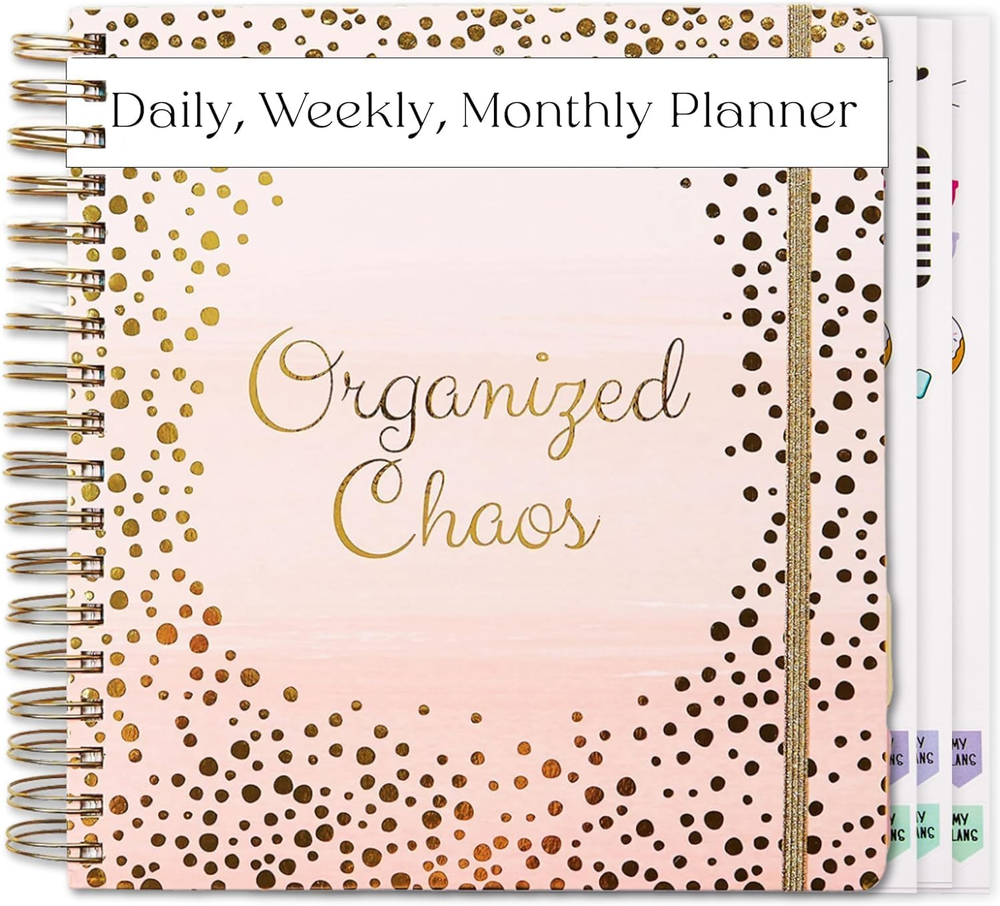 18 Month Day Large Planner, 2024-2025, Daily, Weekly & Monthly, January - June,