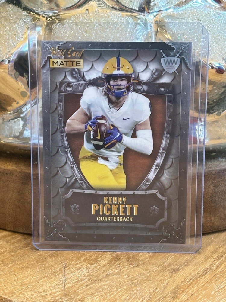 2022 Wild Card Matte Kenny Pickett RC Weekend Warrior #WW-33! Pittsburgh!