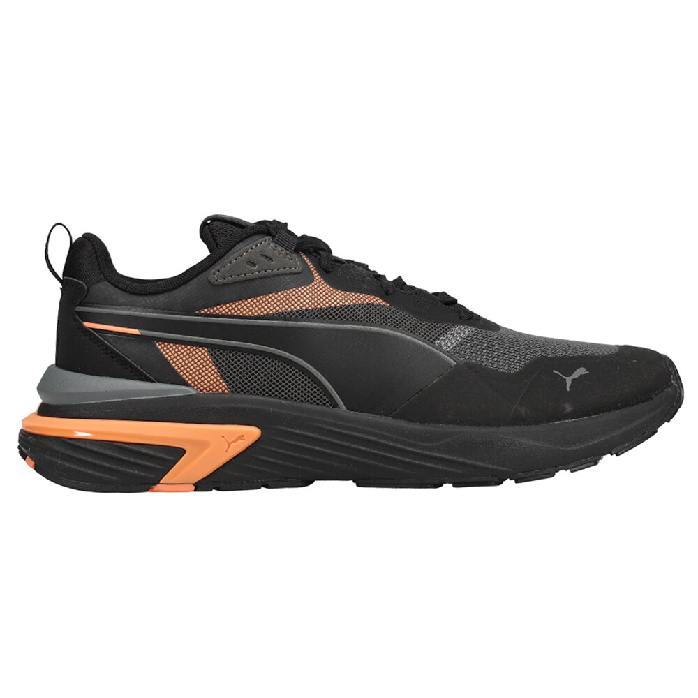 Puma Supertec Lace Up  Mens Black, Orange Sneakers Casual Shoes 38305208