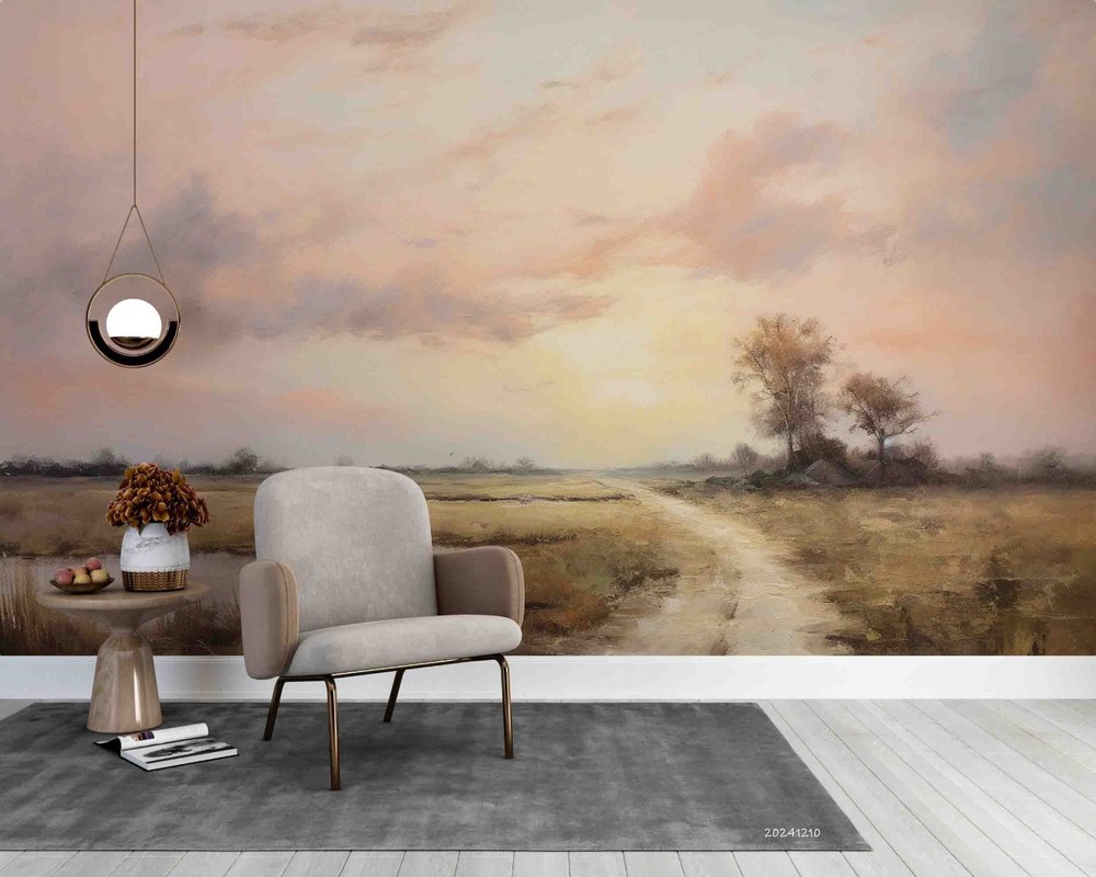 3D Landscape Oil Painting Wall Murals Wallpaper Murals Wall Sticker 2