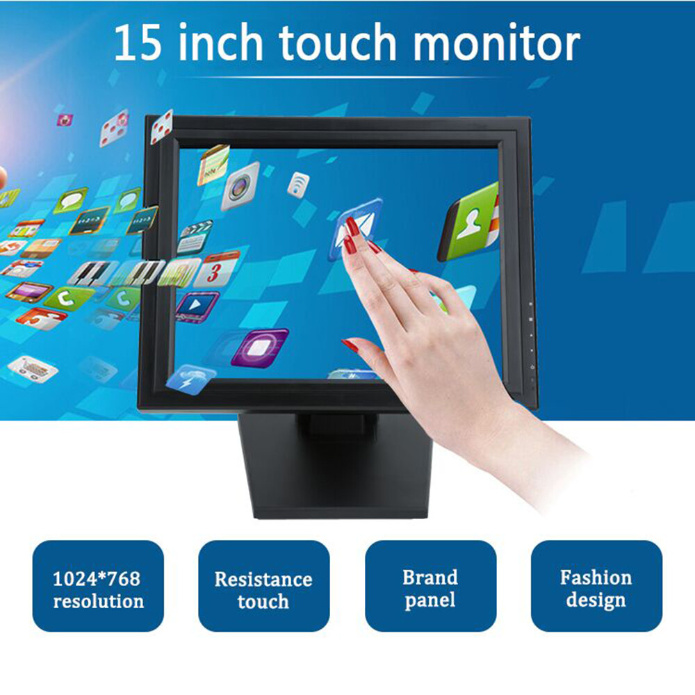 15 17 19 Inch POS LCD Monitor for Retail Kiosk Restaurant Bar