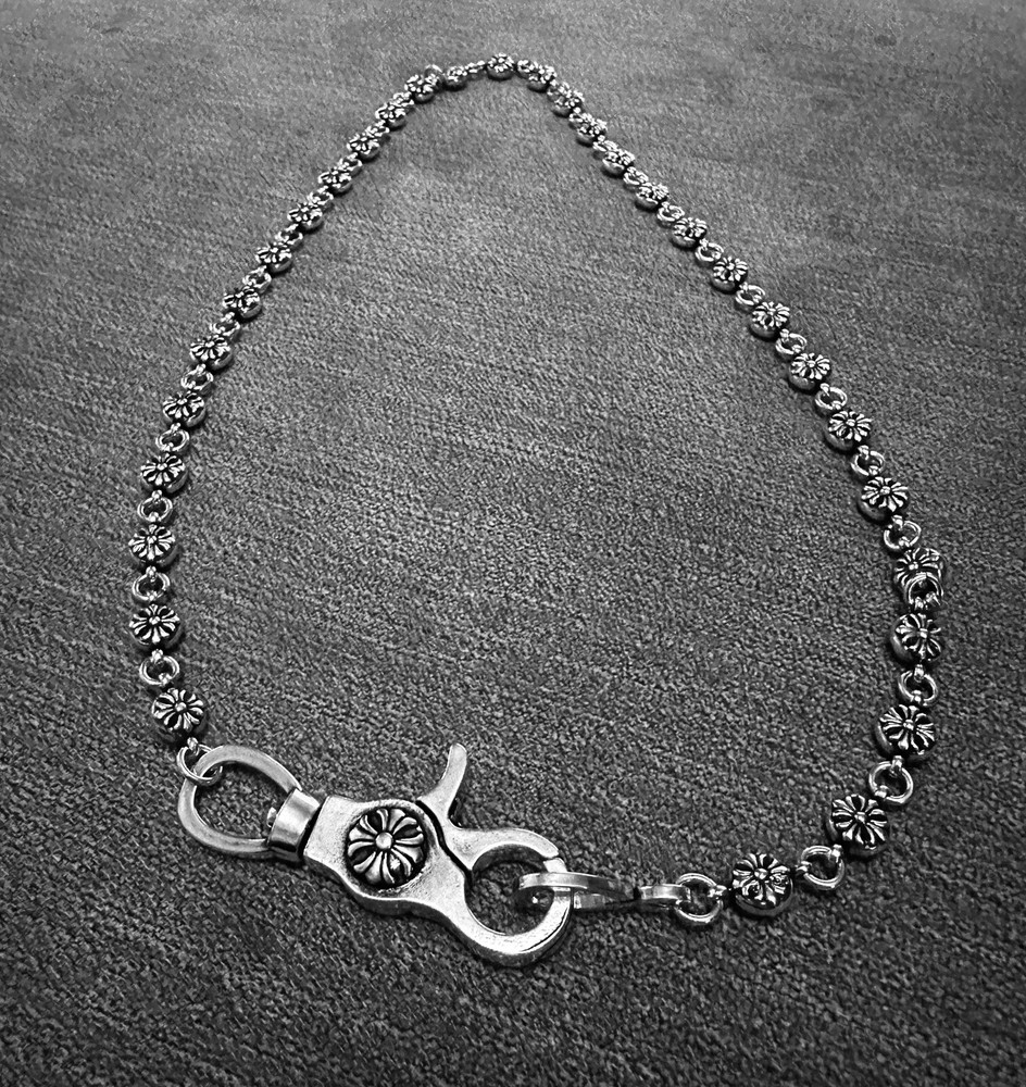 Chrome Hearts Style Link Wallet Chain