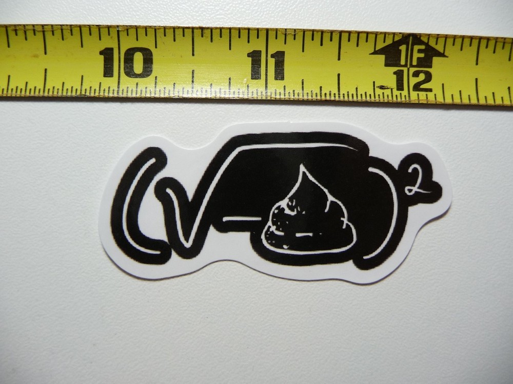 Math Poop Squared Sticker Decal for Math Teachers and Students