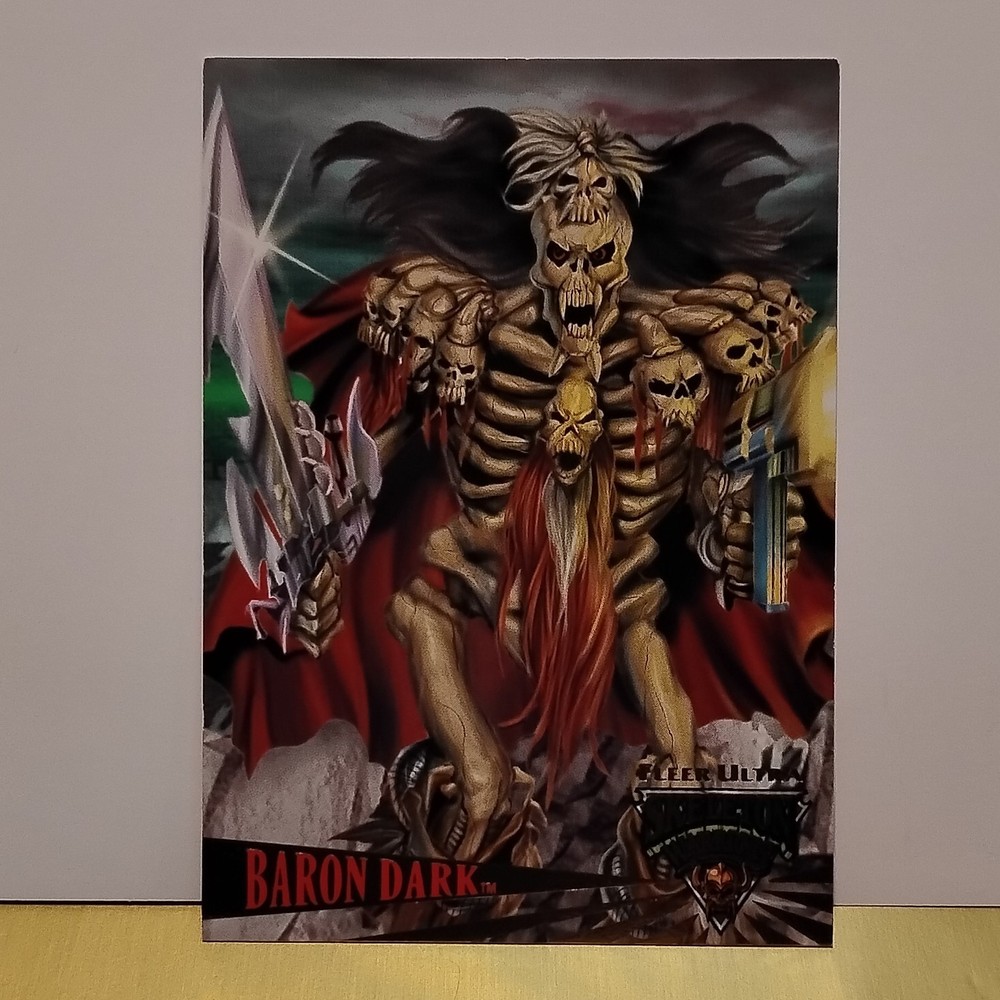 1995 Fleer Ultra Skeleton Warriors Baron Dark Premiere Edition : Trading Card