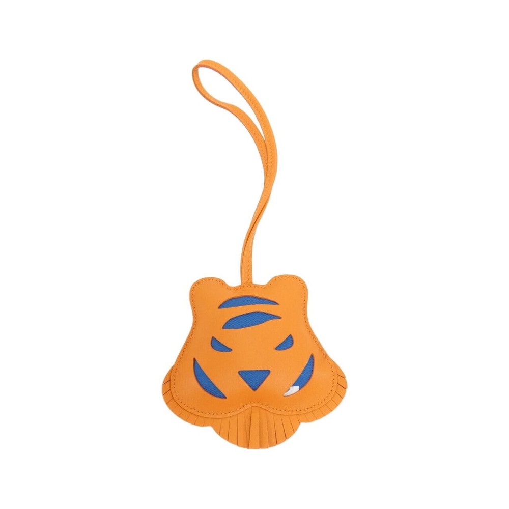 Authentic HERMES TIGRE H 1108968 Bag Charm Keyring #260-007-377-3405