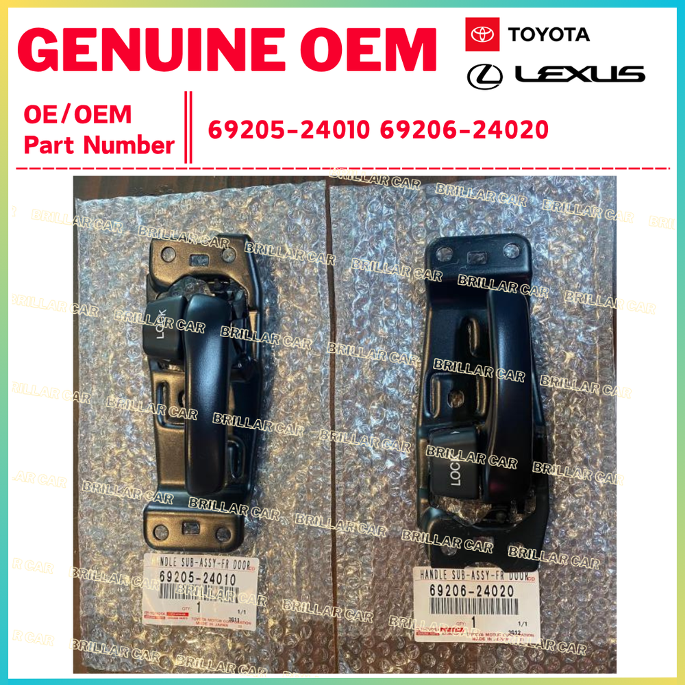 TOYOTA Genuine SOARER LEXUS JZZ31 SC300 SC400 Front Inside Door Handle RH&LH Set