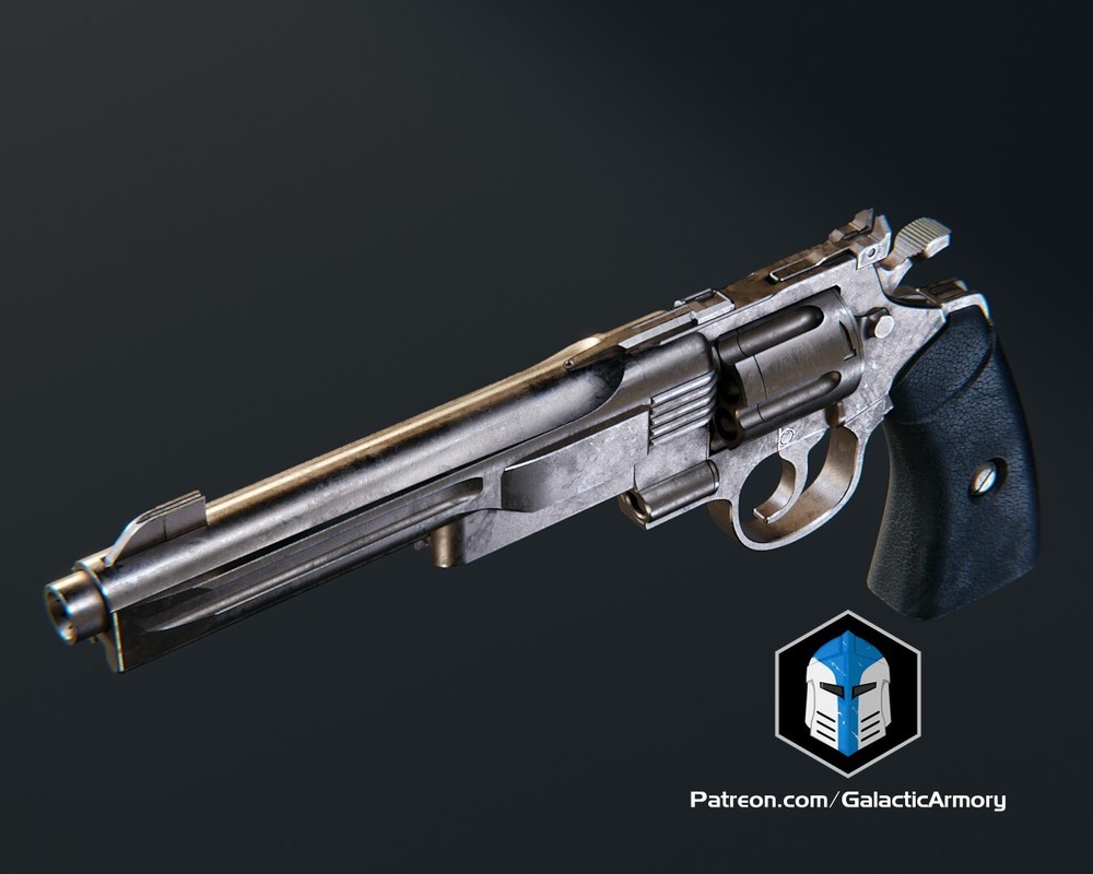 Custom 3D Printed Mandalorian Gunslinger Blaster Replica Prop 1:1 (Painted)