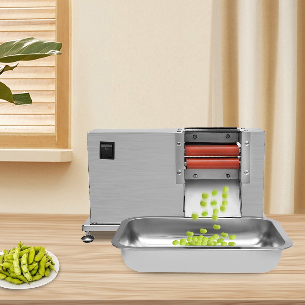 Commercial Electric Bean Peeler 15W for Soybeans Peas Edamame Shelling Machine  