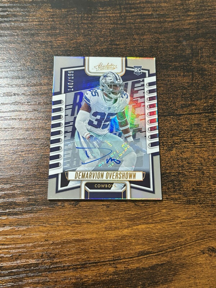 2023 Panini Absolute Rookies Signatures DeMarvion Overshown #186 RC Auto /199