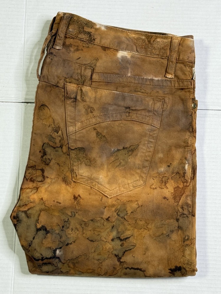 New Men’s Robin’s Jean SZ 38 Style #SP5403 NEW MARLON Acid Camo Wash