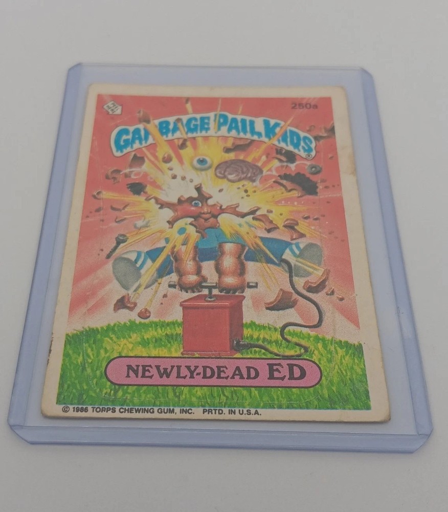 1986 Topps Garbage Pail Kids Series 6 OS6 NEWLY DEAD ED 250a Grade Is About A 7