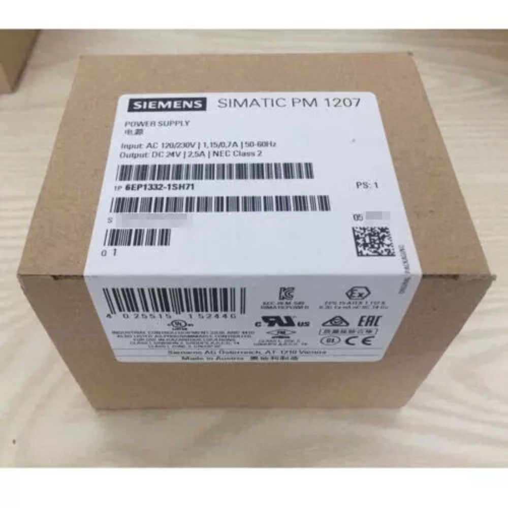 New Siemens 6EP1332-1SH71 SIMATIC S7-1200  PM1207 Power Supply 6EP1 332-1SH71